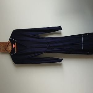 Nautical style midi dress.